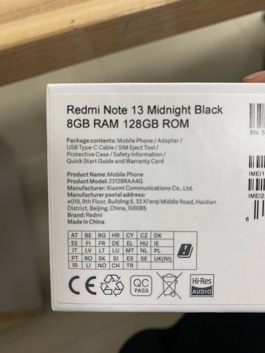 Продам xiaomi redmi note 13 на 8/128 gb
