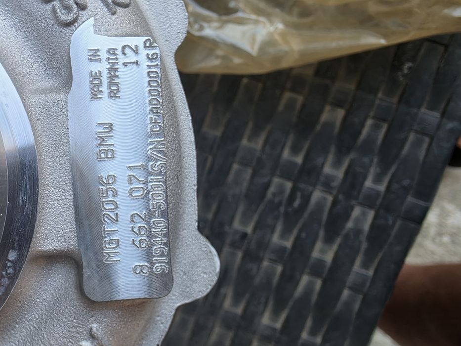 Turbina bmw 8 662 071  merge la motoru benzina  b48c b48x