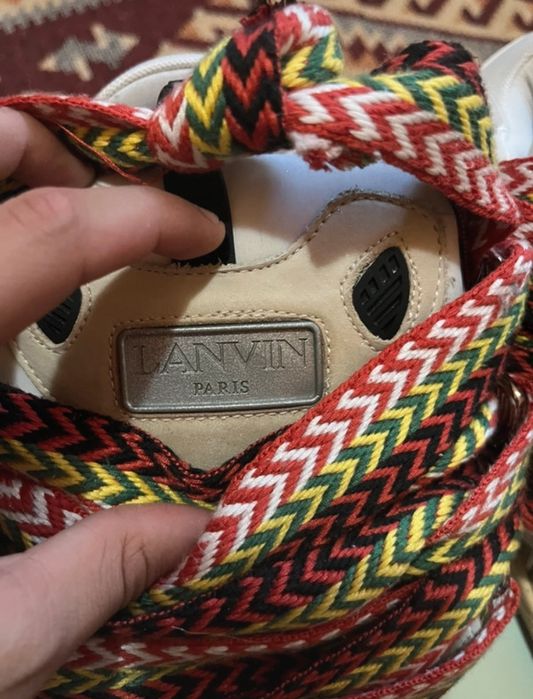 Lanvin curb sneakers