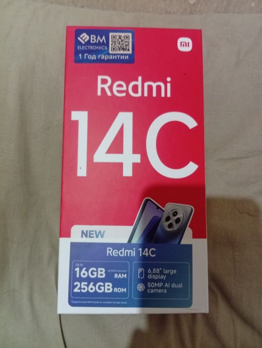 Redmi 14C midnight Black 8/256 Б/У