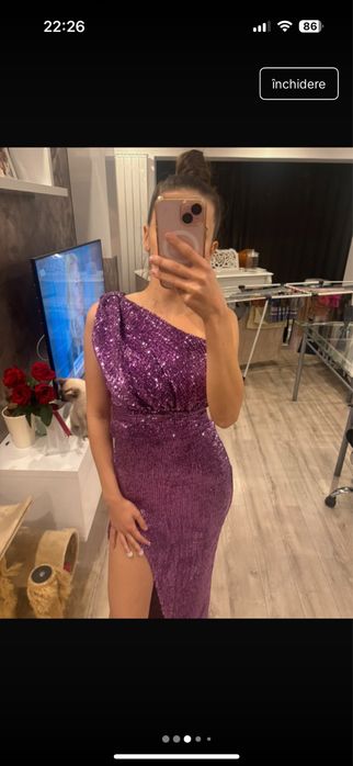 Rochie de ocazie din paiete
