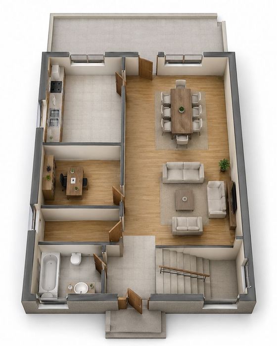 Casa Individuala - 4 Camere - Zona Aviatorilor - Comuna Berceni