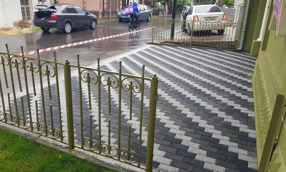 Брусчатка "Английский булыжник" толщина 40/60мм. Тротуарная плитка