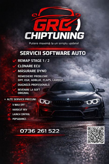 Resoftare/soft auto Stage eco/1/2 ,DPF,EGR,AdBlue,Clone Ecu,Dyno test