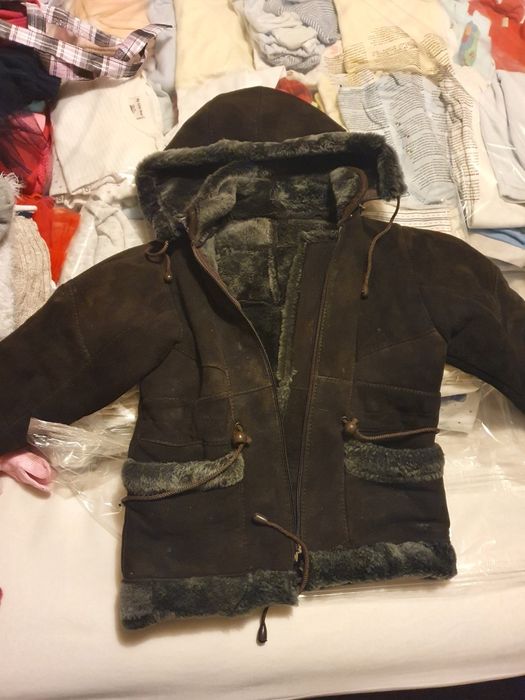 Cojocel piele fetite 3-4 ani