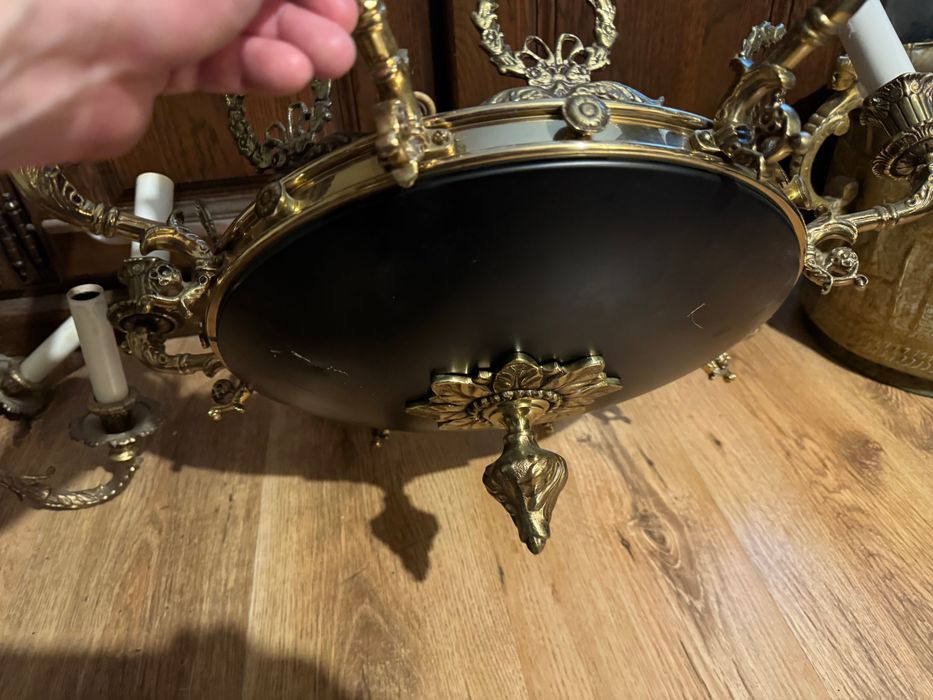 Антични Месинг аплици,свещници  и полилеи