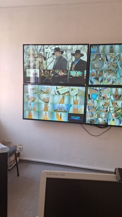 Установка Starlink  и видеонаблюдения