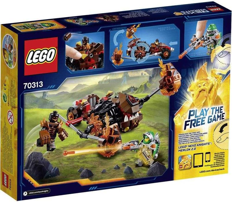 Lego Nexo Knights 70313 Lava Smasher.