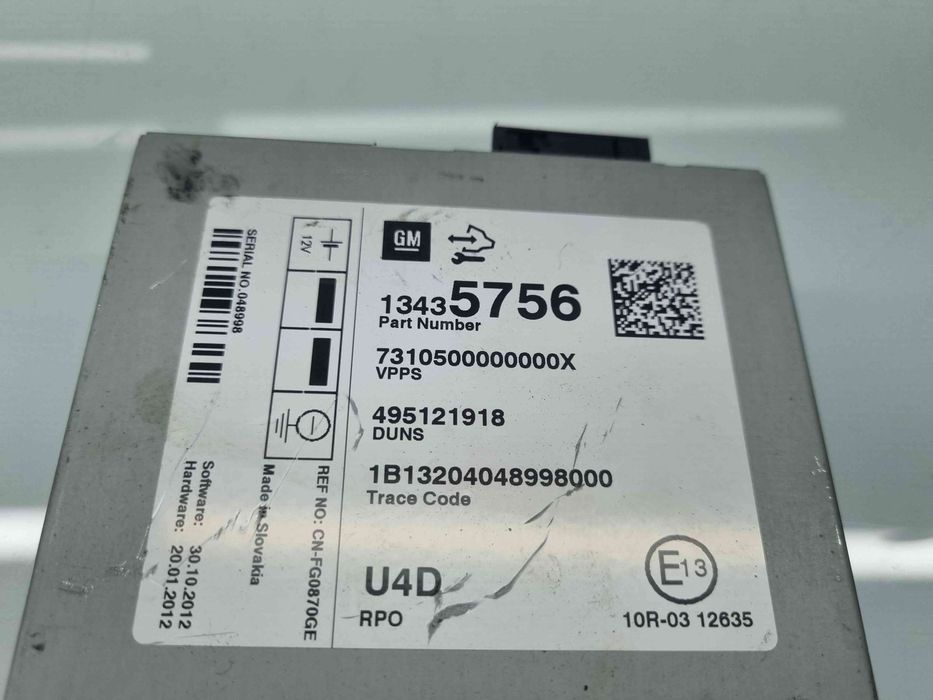 Modul confort Opel Zafira C (E75) Combi [Fabr 2011-2017] 13435756