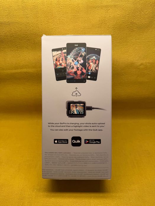 Camera de actiune GoPro HERO LIT, 4K60, comenzi vocale, flash, wifi, bluetooth