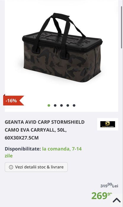 Accesorii pescuit , geanta, lanseta, cosulete, juvelnic