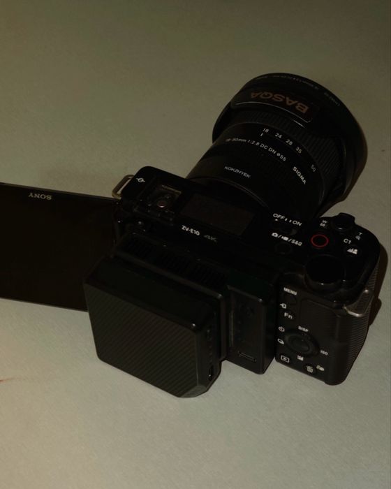 sony zv-e 10, sigma 18-50
