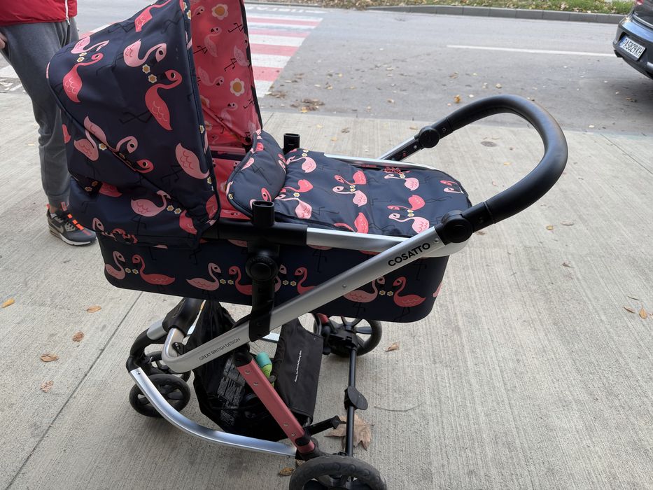 Детска количка 3в1 Giggle 3 Flamingo COSATTO