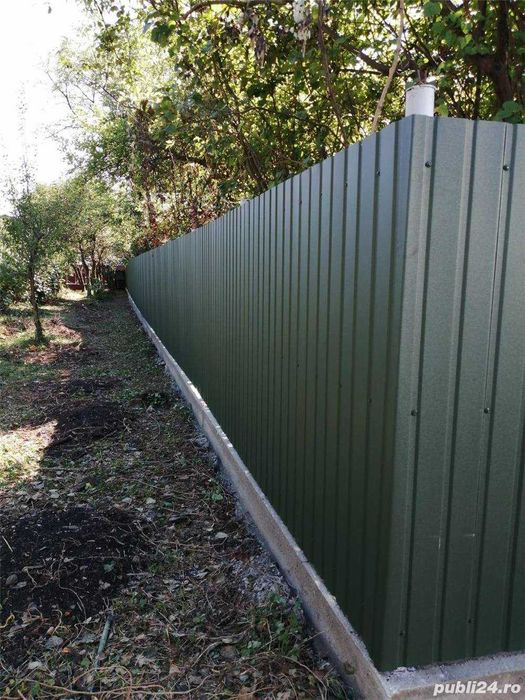 Construim garduri din panou jaluzele, sipca metalica, BCA tabla plasa