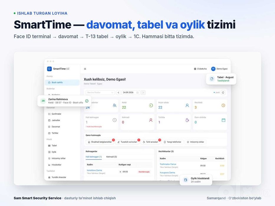 Sayt va Telegram bot yaratish | CRM, POS, AI | Avtomatlashtirish