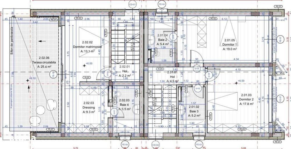 Casa Tip Duplex S+P+ET.+ET Retras situata in cartierul Gruia!