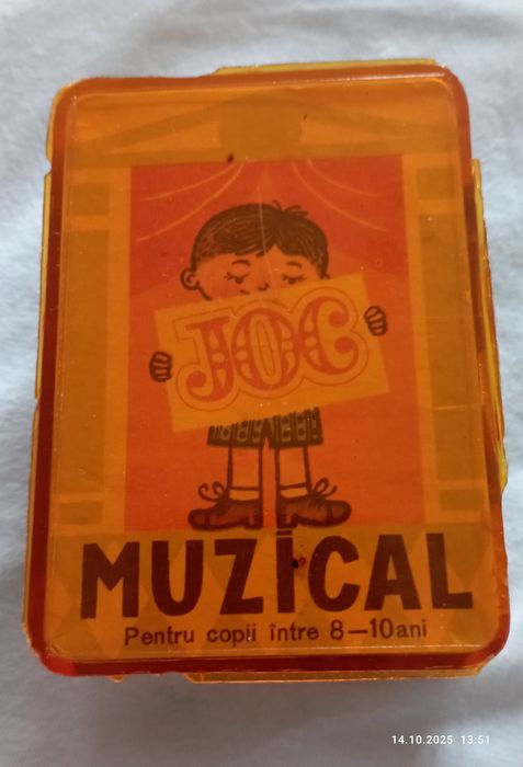 Joc de cărți Muzical(8-10 ani)