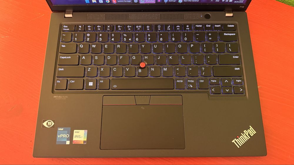 Thinkpad T14 Gen 3, core I5-1245U, 16 GB RAM, 512 GB NVME Samsung