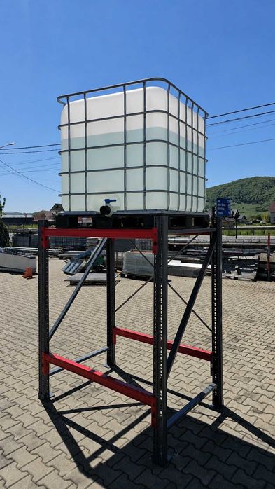 Suport metalic pentru butoi apă (IBC) – Heavy Duty