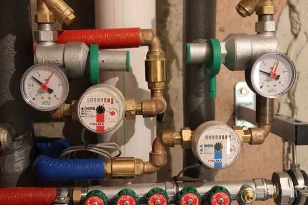 Установка счетчиков контроля жидкости