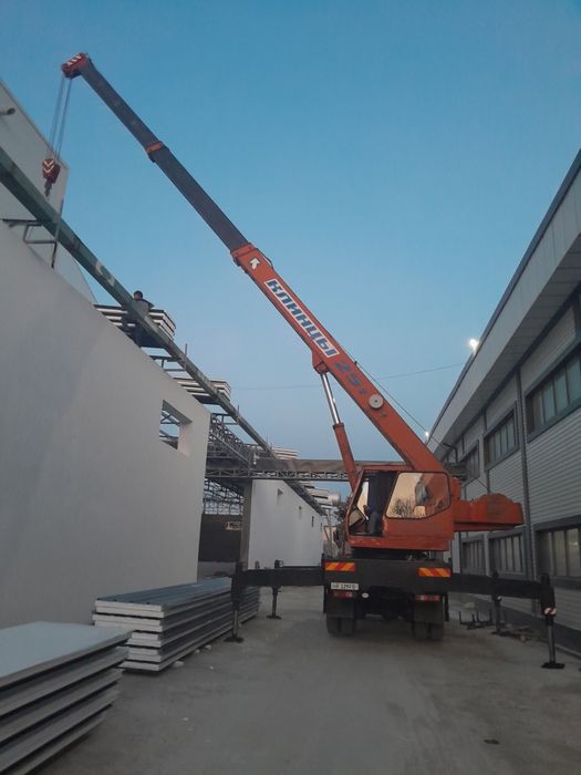 Услуга автокран 25 тонна 21 метр,Avtokran xizmati