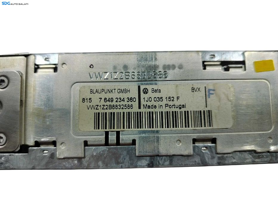 Unitate Radio cu Caseta BETA Blaupunkt Volkswagen Golf 4 1998 - 2005 Cod 1J0035152F [L6200]