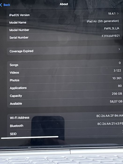 Ipad air 5 2022 256gb с magic keyboard