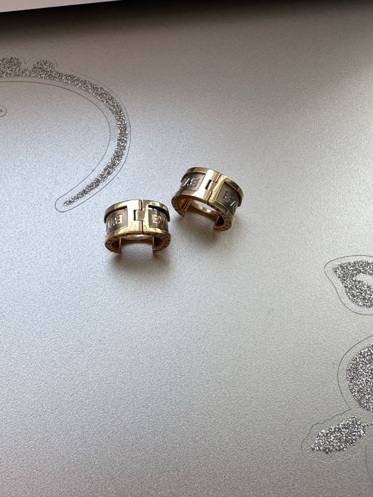 Золотое серьги Bvlgari булгари