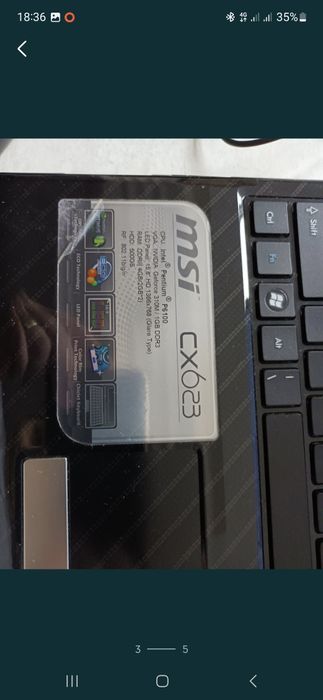Laptop MSI CC 623