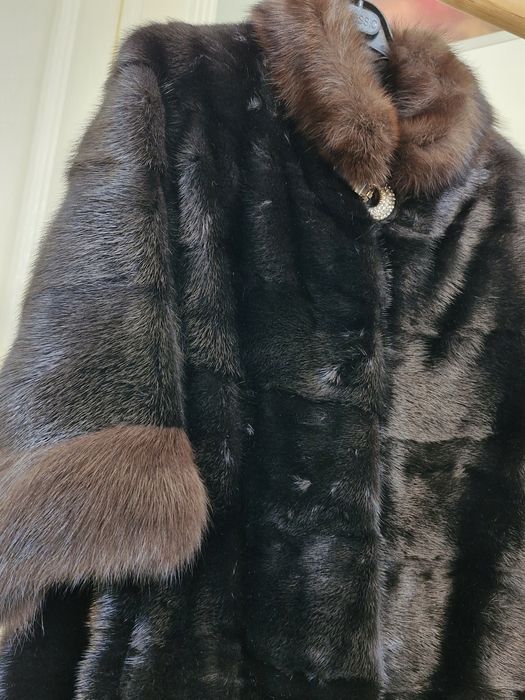 Шуба чисто из норки