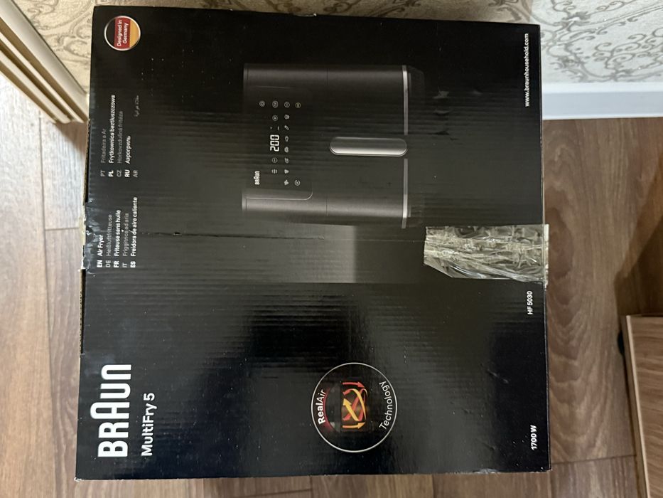 Продам аэрогриль BRAUN HF5030IBK