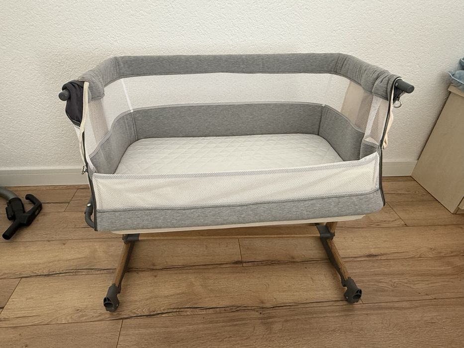 Patut pentru copii Lionelo - Leonie 3 in 1, reglabil - Beige Sand Grey
