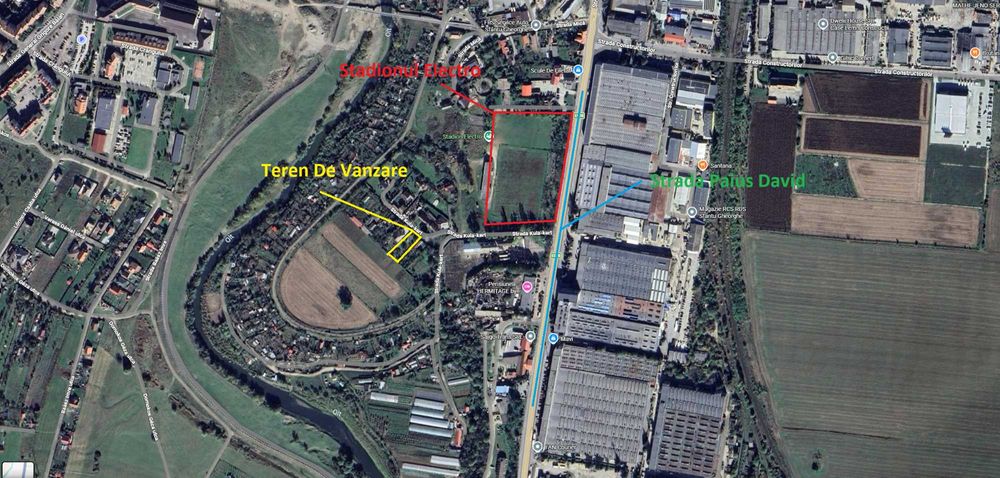 Teren Intravilan 1000MP /Asfalt / Utilitati / Iluminat public/ingradit