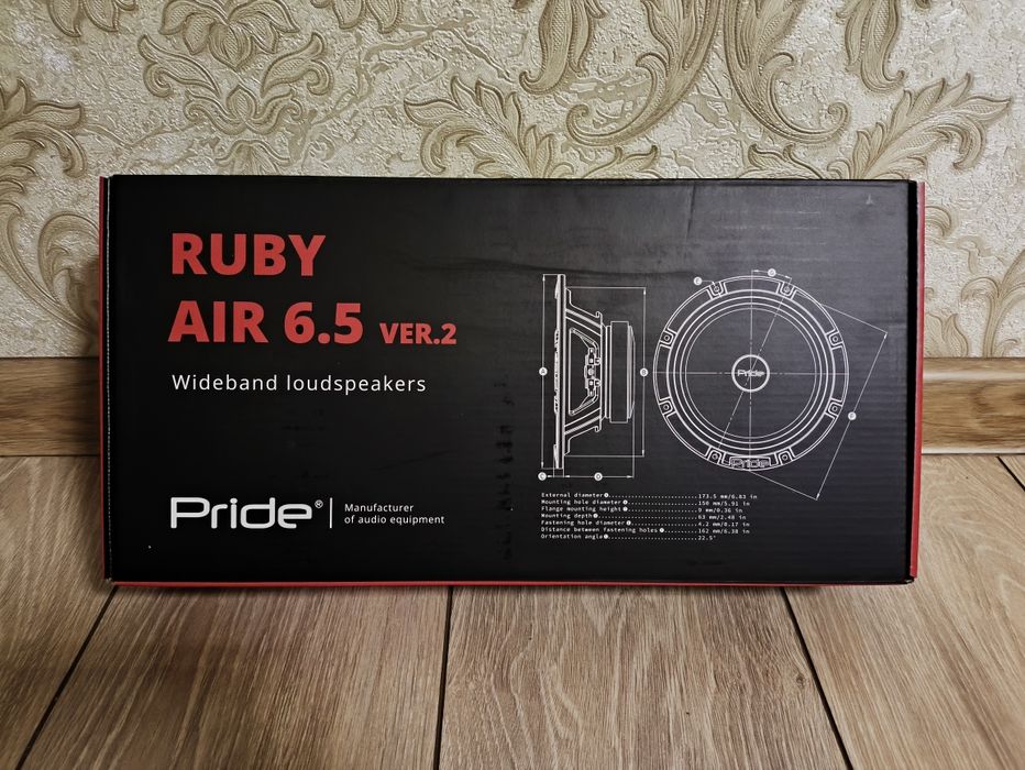 Колонки (Динамики) Pride RUBY AIR 6.5 v2 Новые.