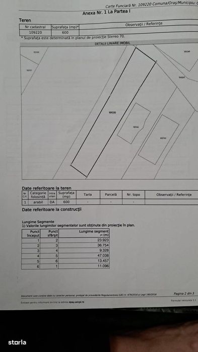 3 parcele de vanzare , zona Martinesti , 6 ARI parcela , 25.000 euro .