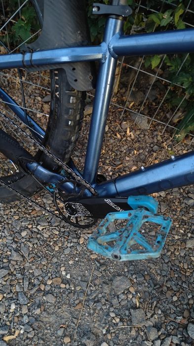 Bicicleta MTB Rockrider EXPL 100 modificat