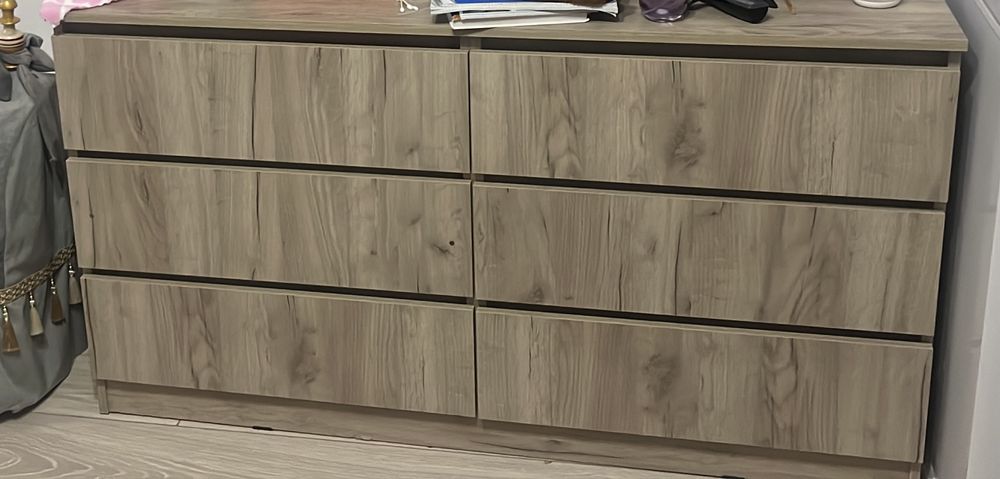 Комод 138.40x40x77 см, коричневый