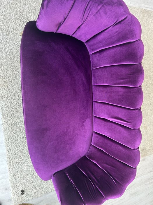 Canapea catifea mov 2 persoane