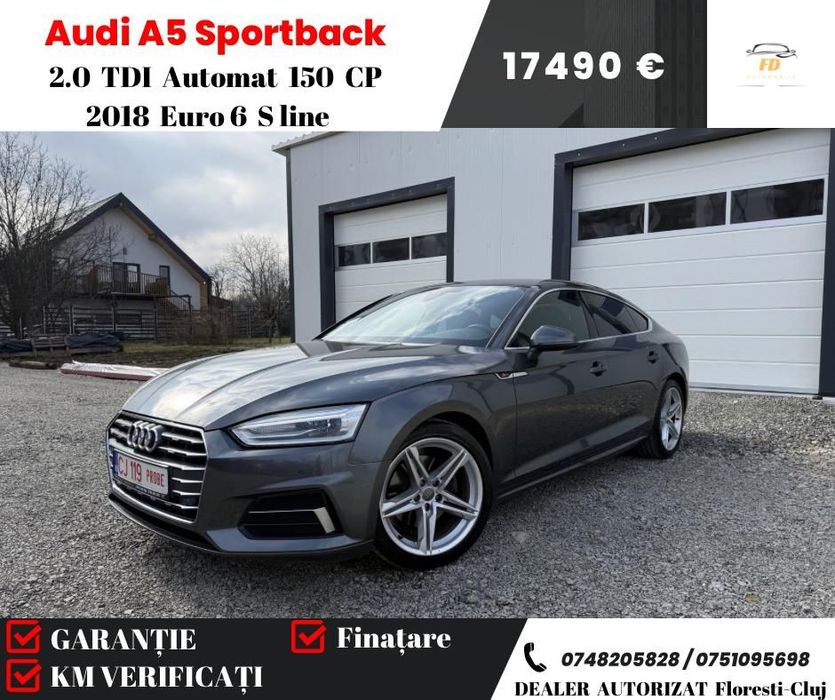 Audi A5 Audi A5 Sportback 2.0 TDI S line RAR Efectuat