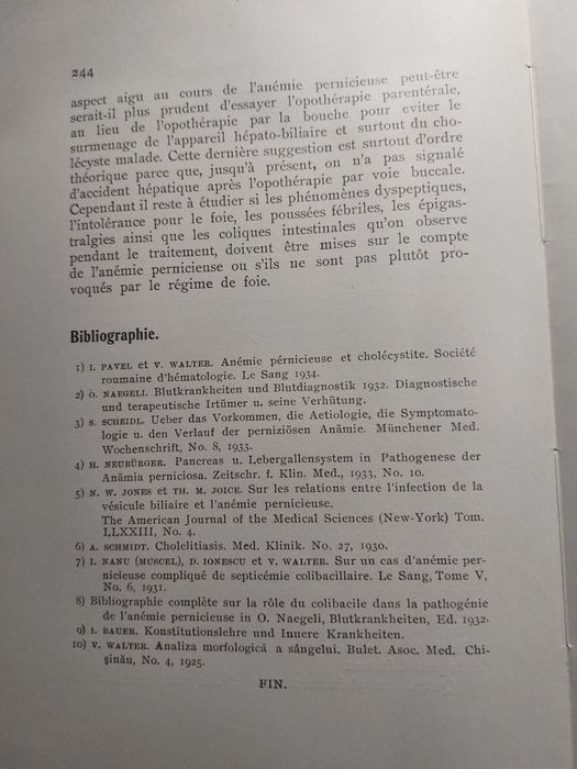 Carte veche de medicina de profesor  Nanu Muscel