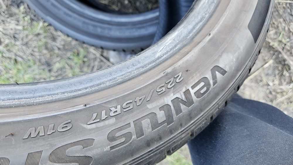 2бр гуми 225 45 17 ханкок hankook