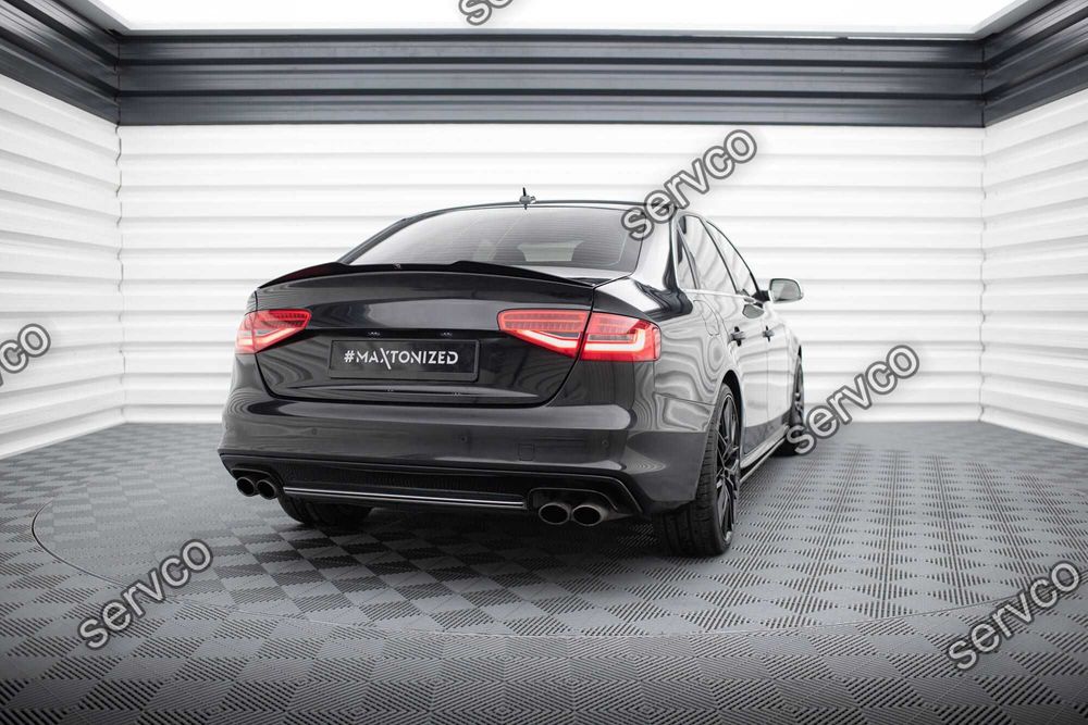 Eleron spoiler cap Audi A4 S4 B8 Facelift 2012-2014 v3