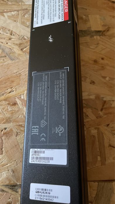 Vand PDU APC AP8981