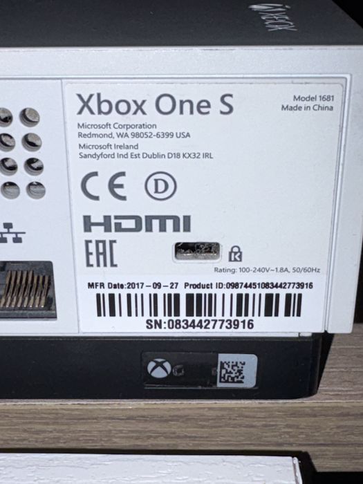 Xbox One S 500 Gb