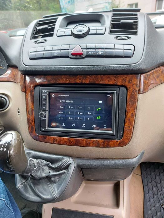 Navigatie Android Mercedes Vito Waze YouTube GPS BT USB casetofon