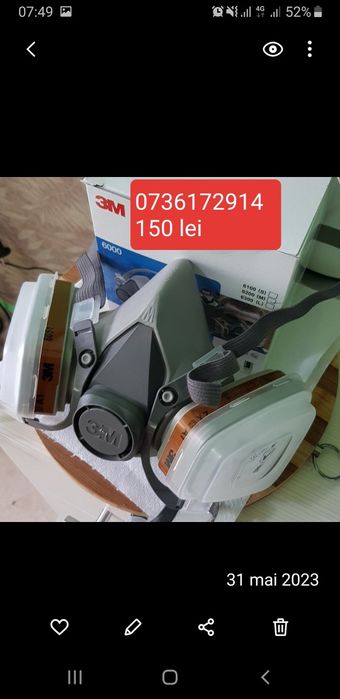 Masca 3M 6200 completa pentru munca