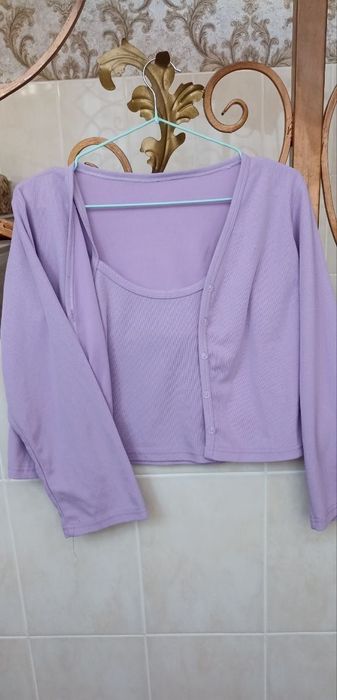 Белый топ рубашка