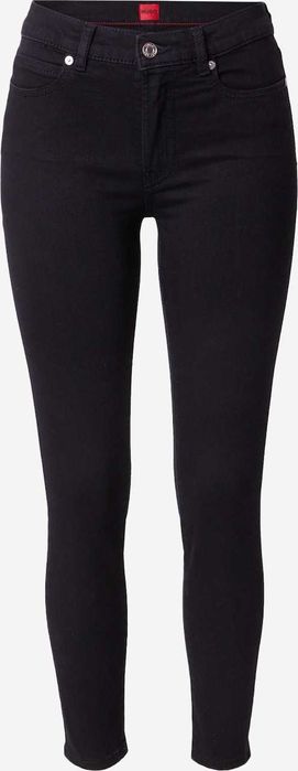 HUGO Skinny Fit Дънки в Черен Деним