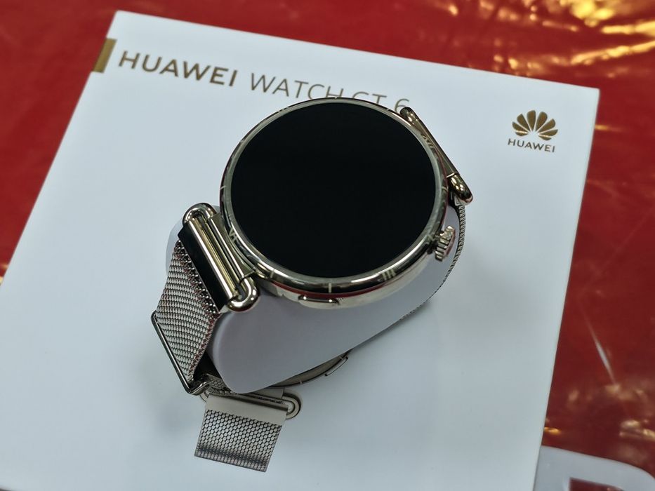 КАТО НОВ 41mm Huawei watch GT 6 Гаранция Технополис 2028 GOLD / GT6