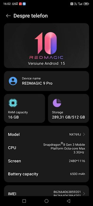 Nubia Redmagic 9 Pro la cutie